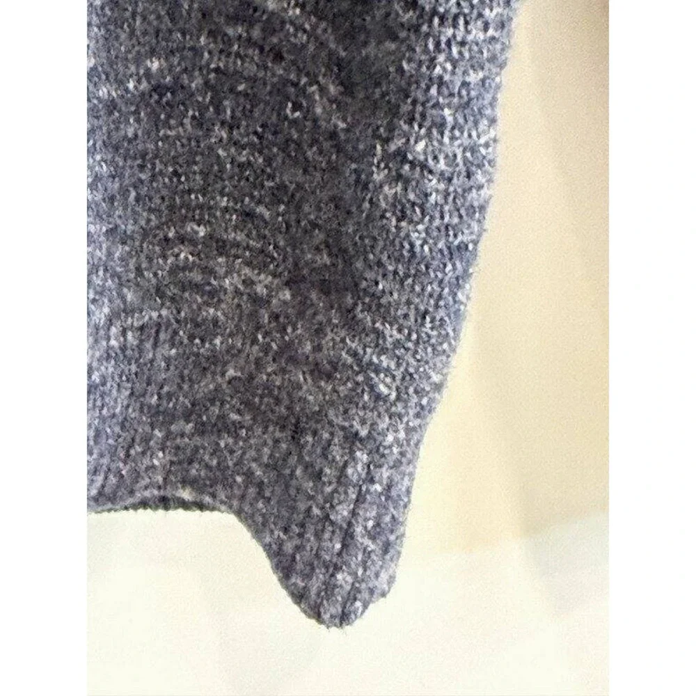 Banana Republic Mens Navy Blue Tundra Hoodie Sweater Waffle Texture Size XL